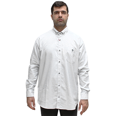 پیراهن آستین دار سایز بزرگ مردانه کد محصول mkv3307